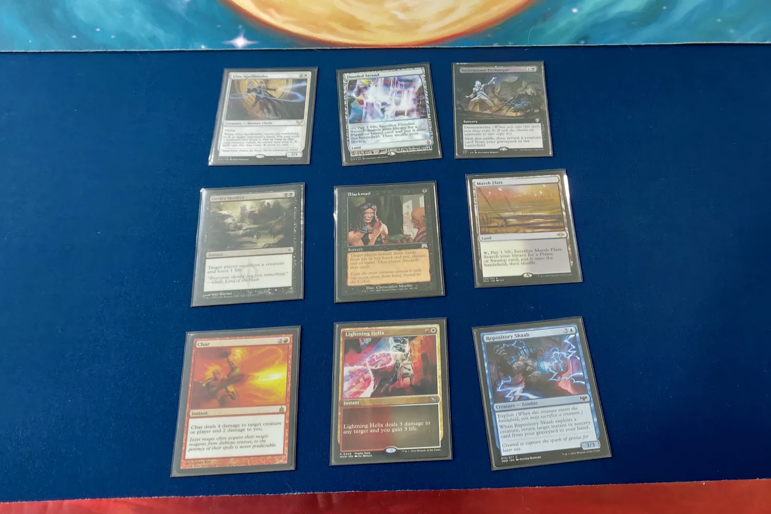 A grid draft in progress